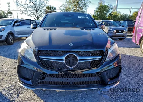 2018 Mercedes-Benz Gle Coupe 43 Amg z USA, uszkodzony, nr VIN 4JGED6EB1JA097997